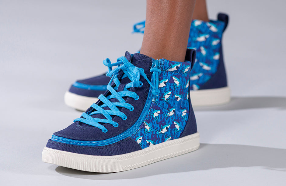 Blue Sharks BILLY Classic Lace High Tops