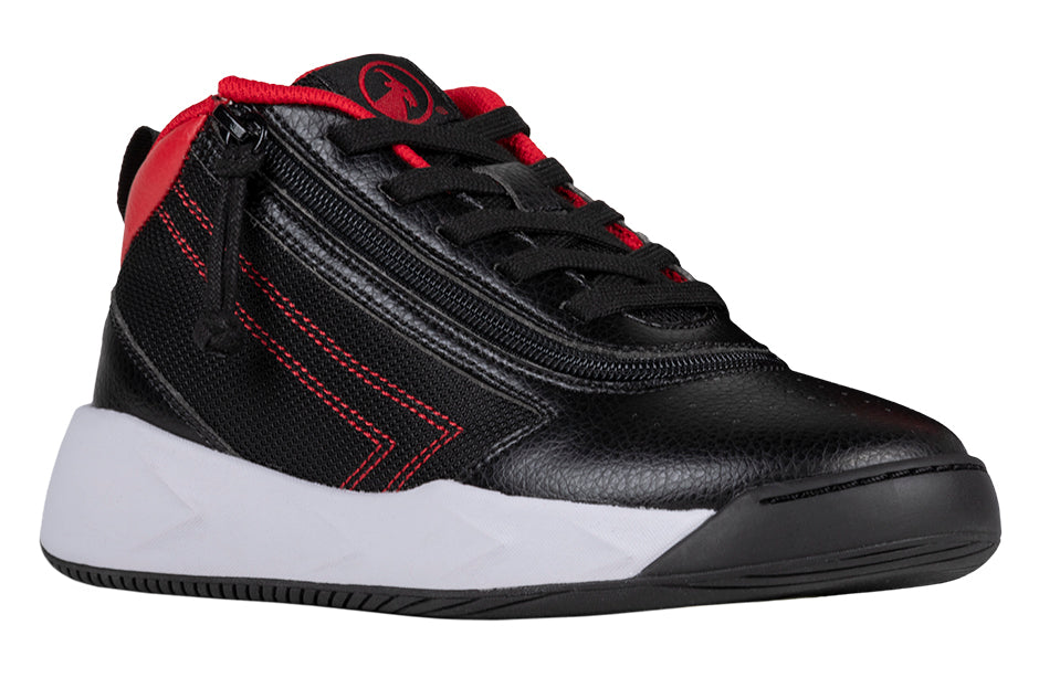 SALE - Black/Red BILLY Sport Hoop Athletic Sneakers