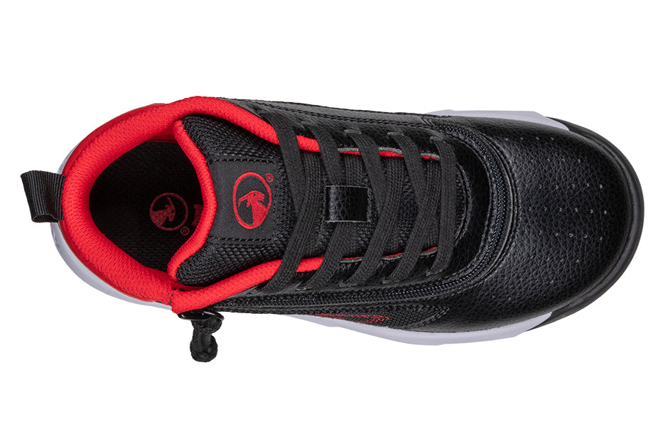 SALE - Black/Red BILLY Sport Hoop Athletic Sneakers