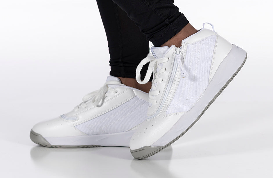 SALE - White BILLY Sport Hoop Athletic Sneakers