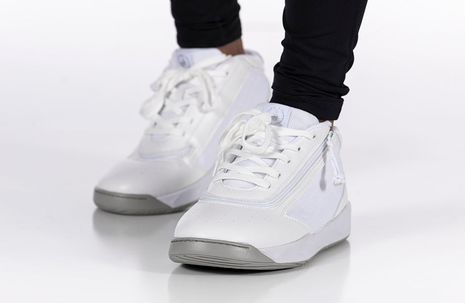 SALE - White BILLY Sport Hoop Athletic Sneakers