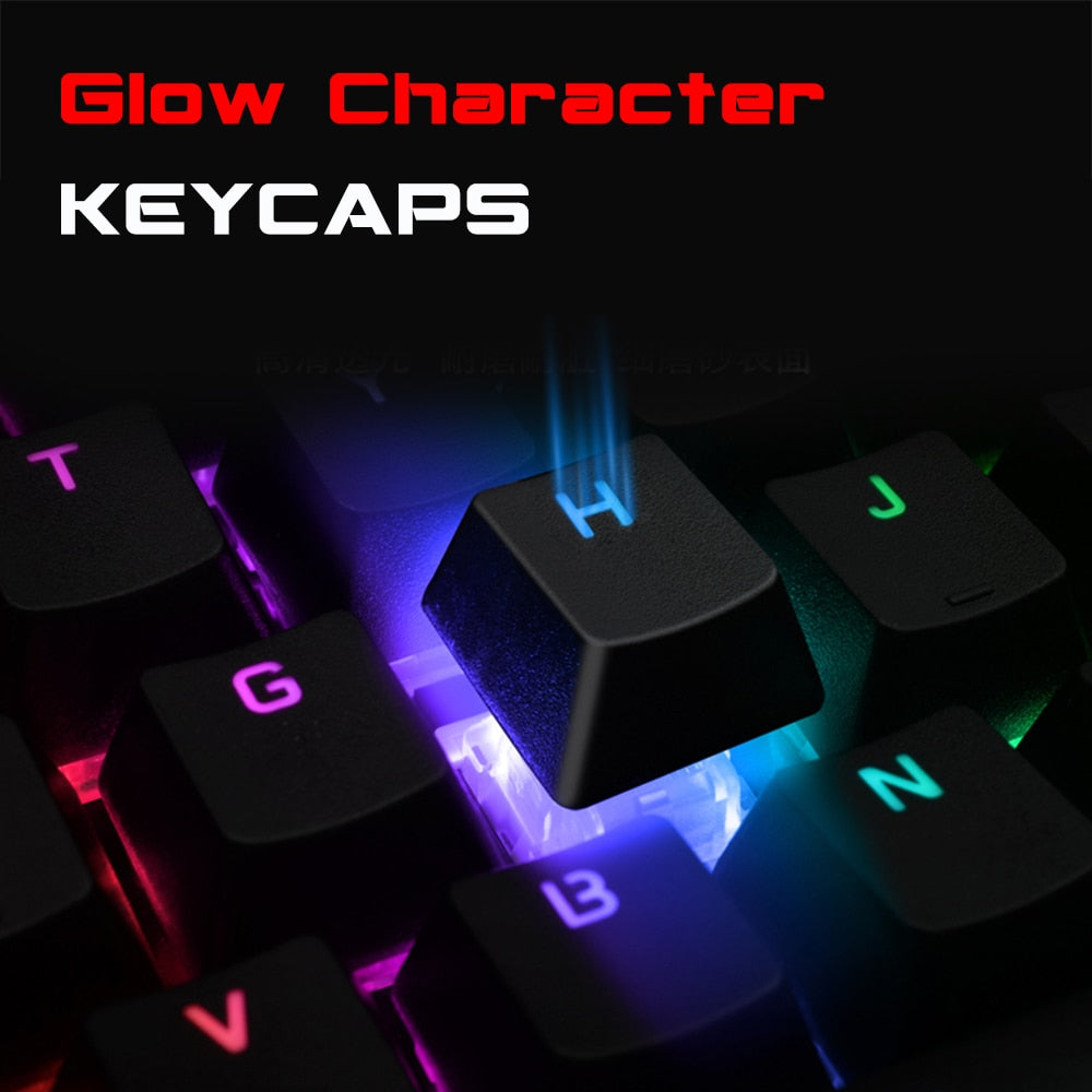 Mechanical Wired Gaming Keyboard RGB Backlit