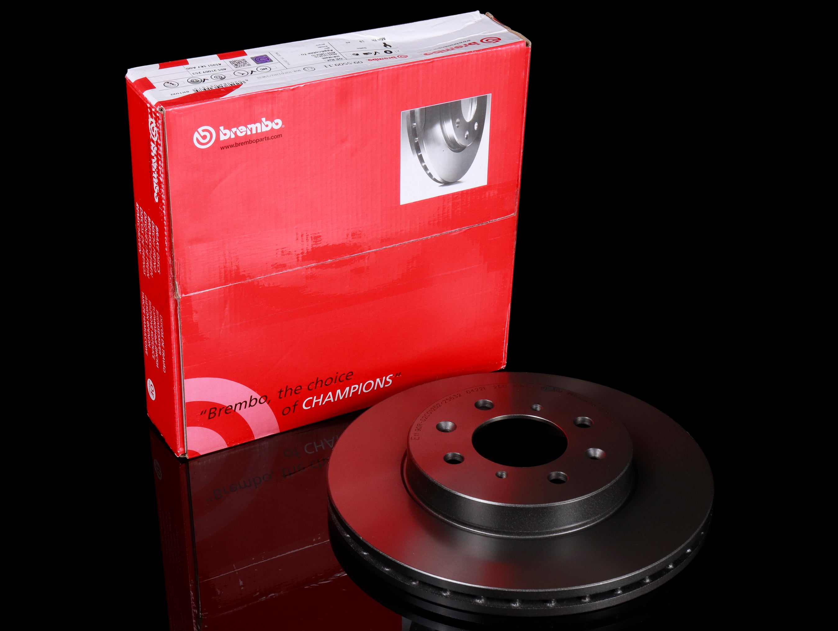  Brembo Blank Vented Front Rotor - Honda/Acura 