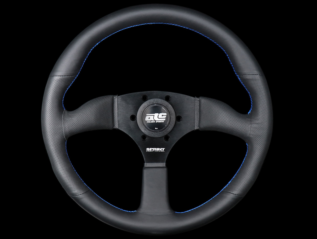  ATC Sprint Deep Model Steering Wheel - Blue Stitch 