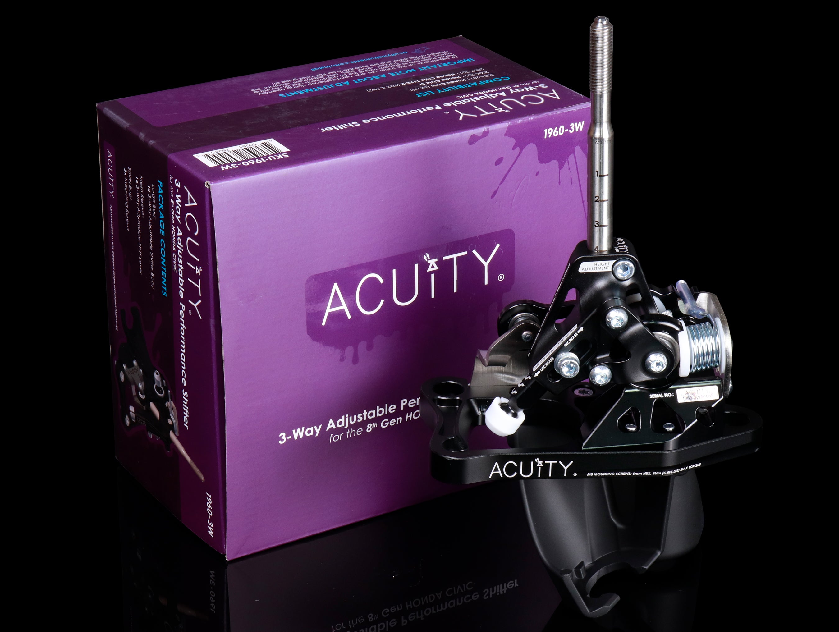  Acuity 3-Way Adjustable Performance Shifter - 06-11 Civic 