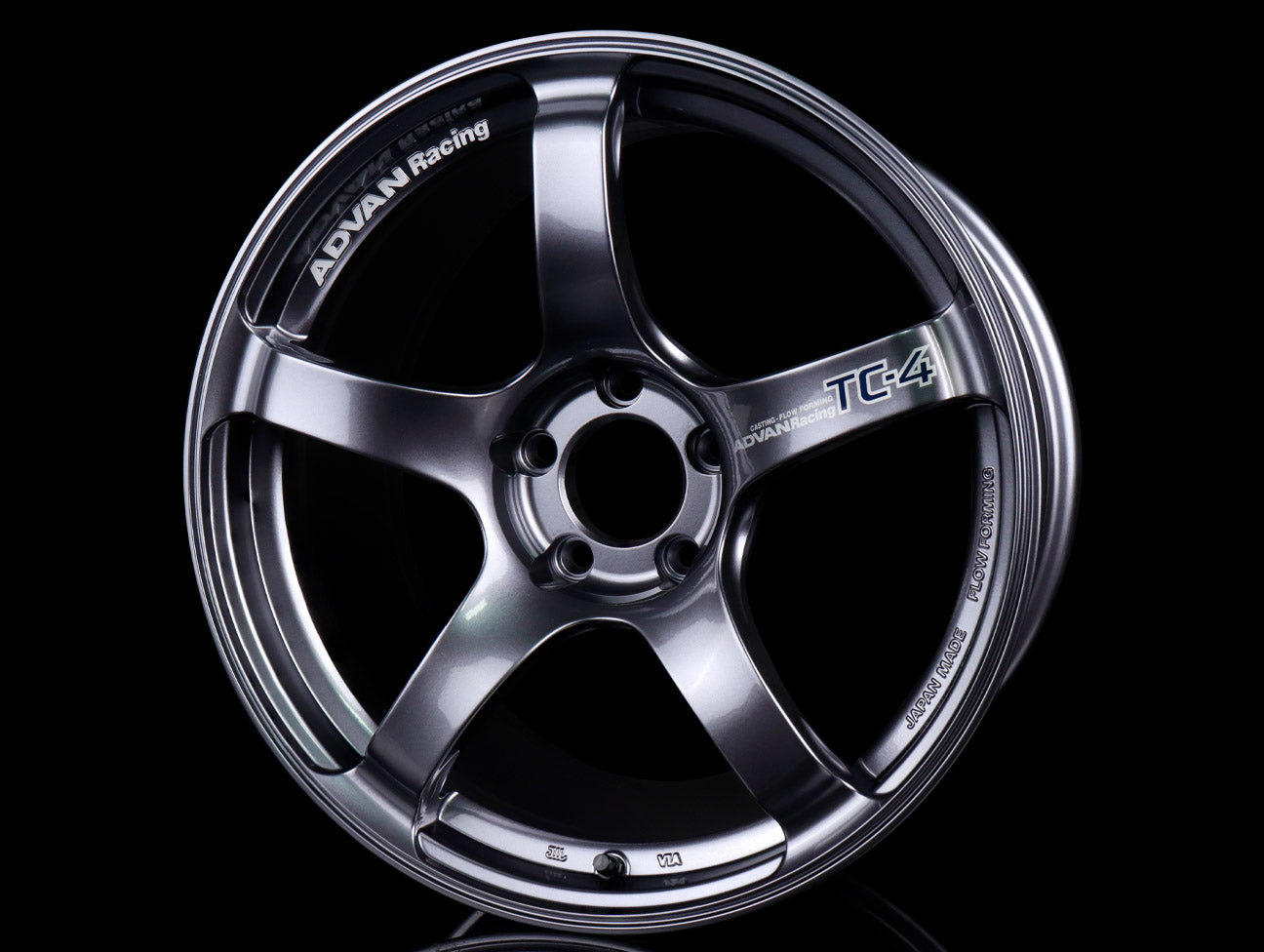  Advan Racing TC4 Wheels - Gun Metallic / 18x9.5 / 5x120 / +38 