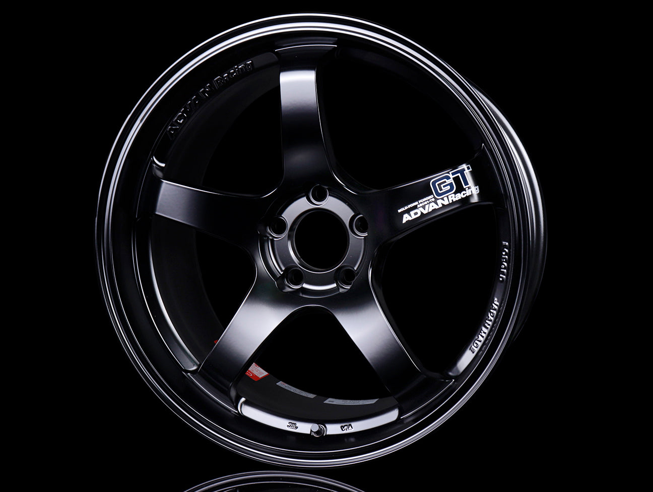  Advan Racing GT Wheels - Semi Gloss Black / 19x9.5 / 5x114 / +30 