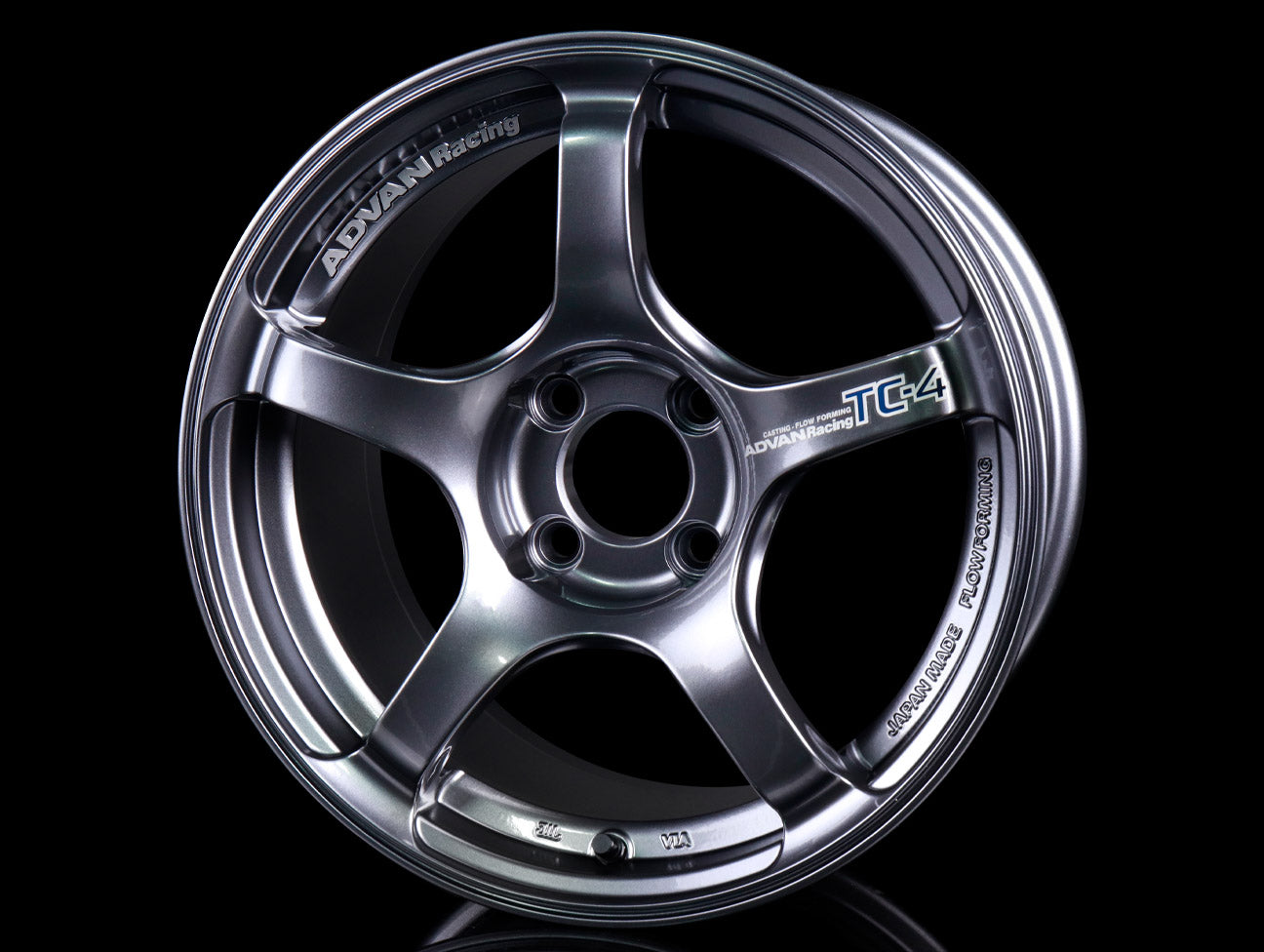  Advan Racing TC4 Wheels - Gun Metallic 15x8 / 4x100 / +35 