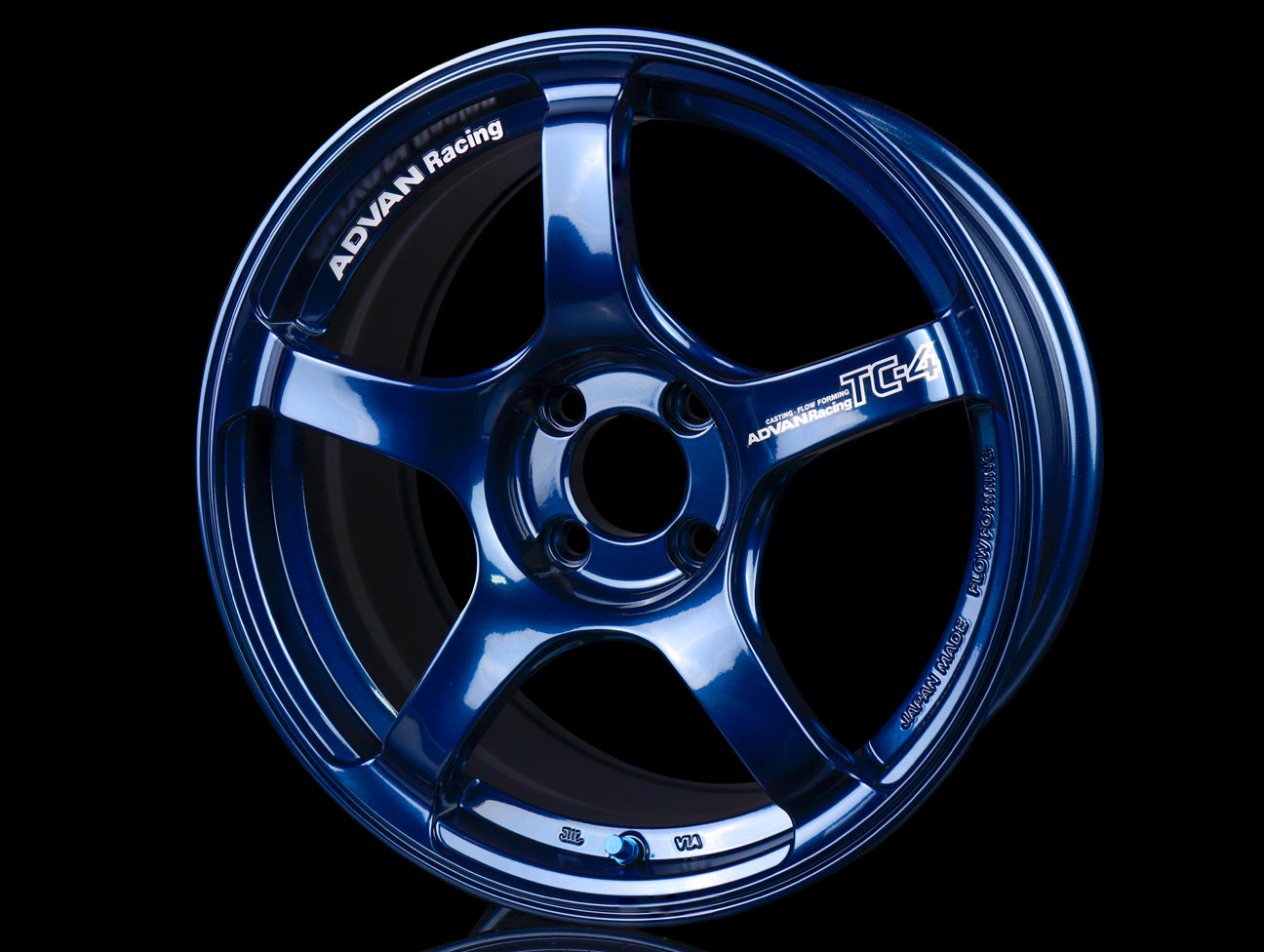  Advan Racing TC4 Wheels - Indigo Blue / 16x8 / 4x100 / +38 