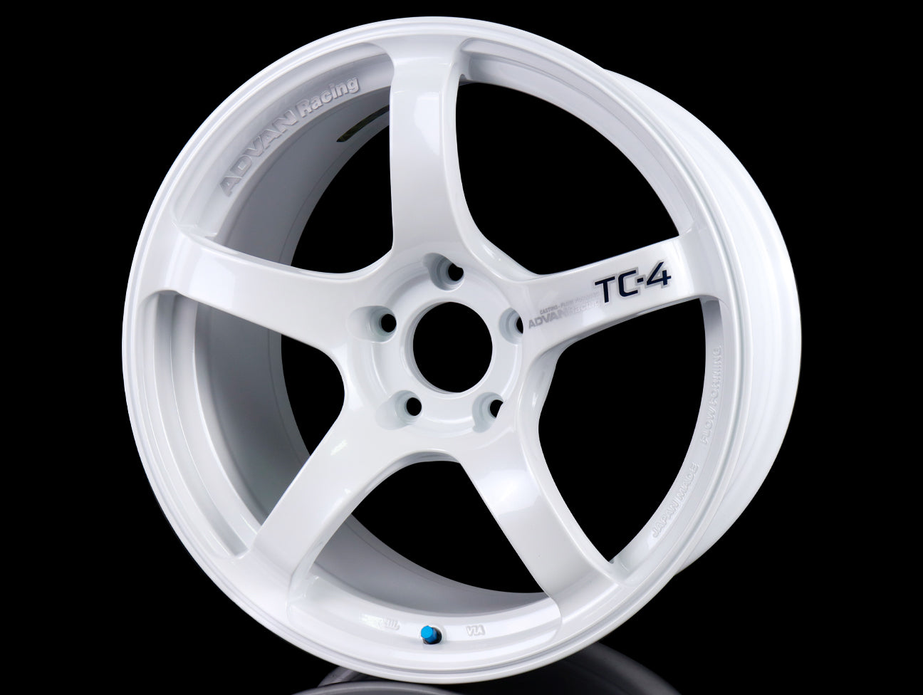  Advan Racing TC4 Wheels - White / 18x9.5 / 5x120 / +38 