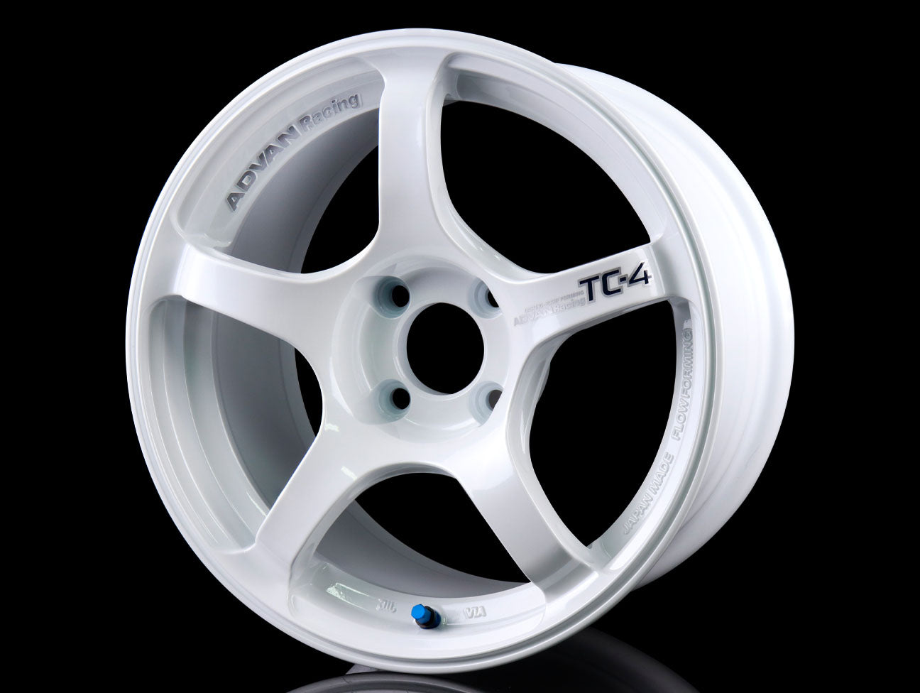  Advan Racing TC4 Wheels - White 15x8 / 4x100 / +35 