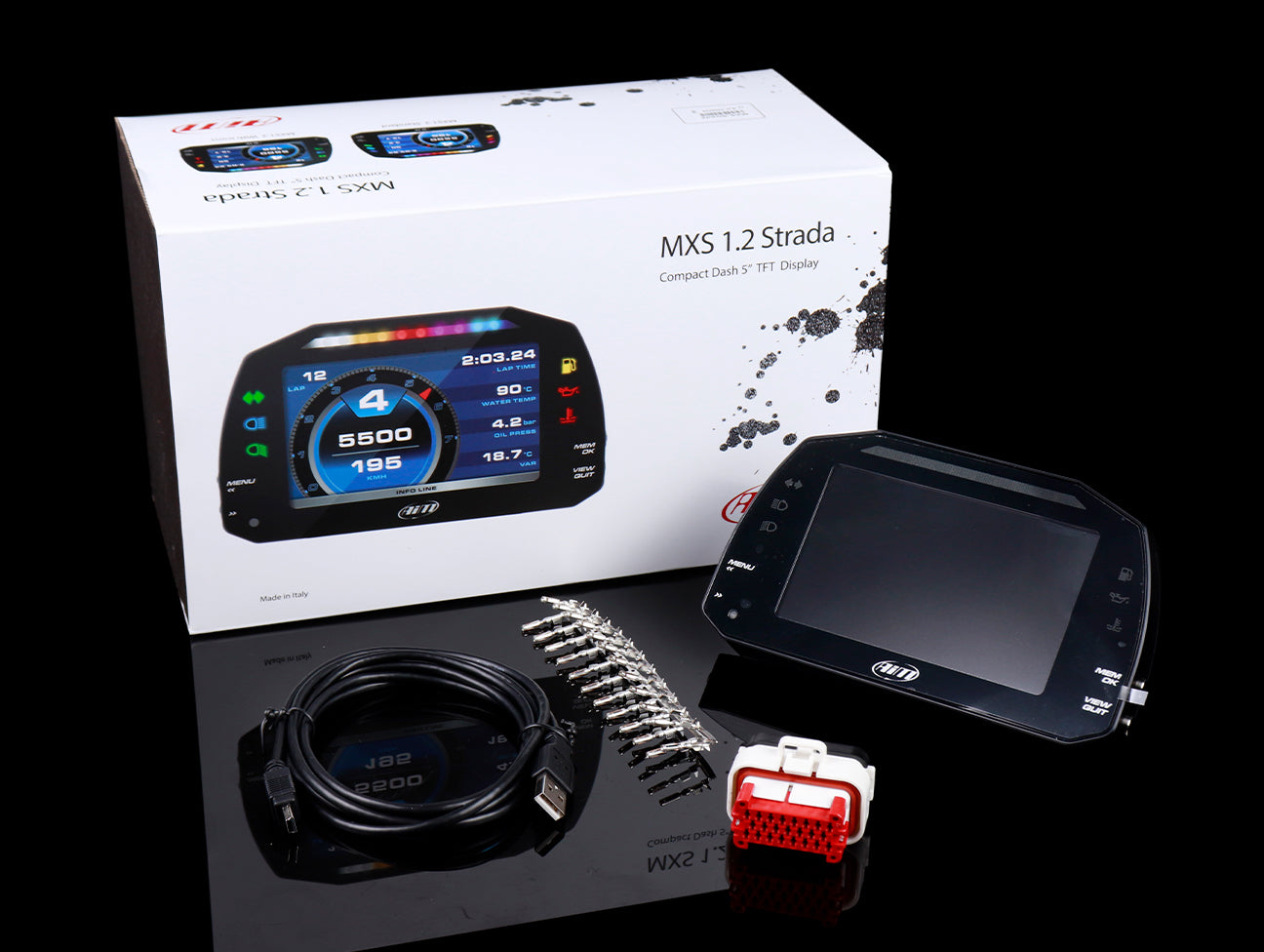  AiM Sports MXS 1.2 Strada 5" Dash Display 