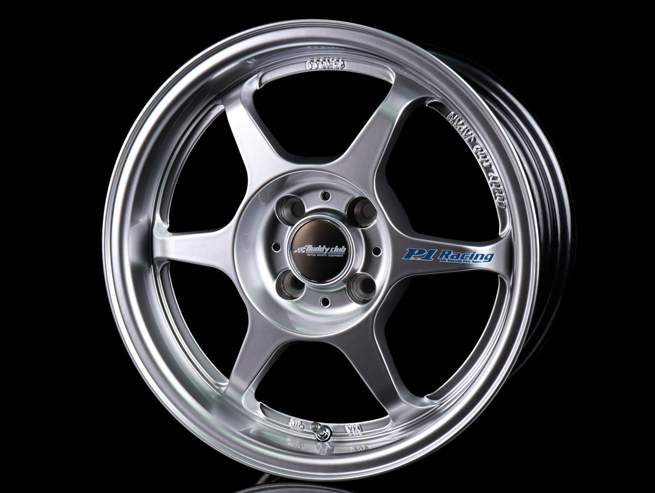  Buddy Club SF Wheels - Bright Silver 15x8 / 4x100 / +32 