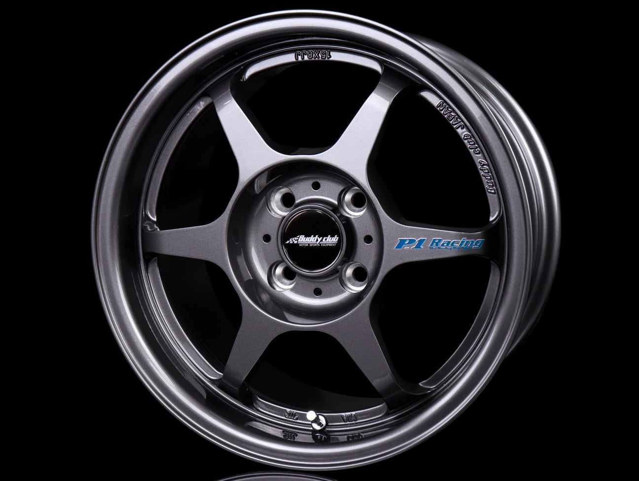  Buddy Club SF Wheels - Gunmetal 15x8 / 4x100 / +32 