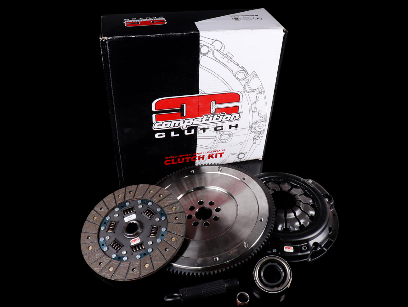  Competition Clutch 8090-ST Clutch Kit and Flywheel (Stage 2) - K-series 