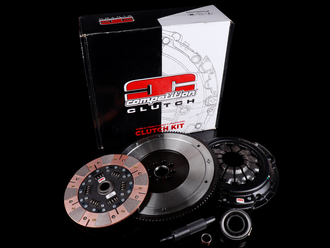  Competition Clutch Ceramic Sprung Clutch Kit and Flywheel (Stage 3) - K-series 