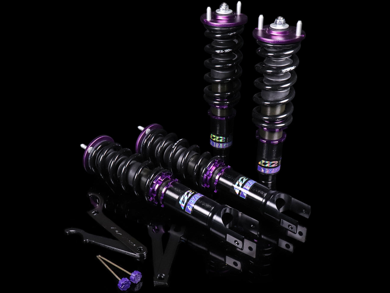  D2 Racing RS Coilover System - 00-09 S2000 