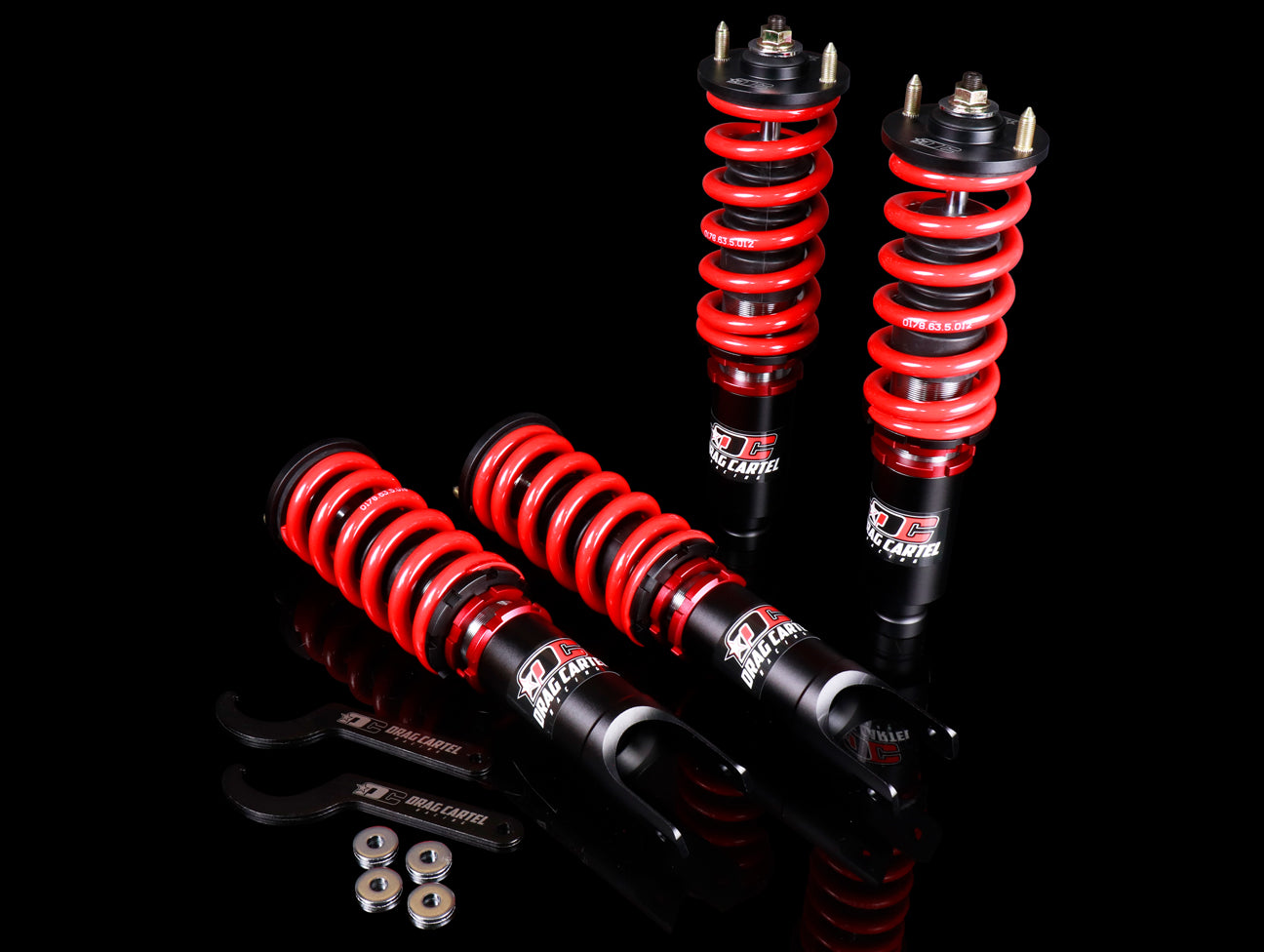  Drag Cartel Elite Pro Series Drag Coilover Kit - 92-00 Civic / 94-01 Integra 