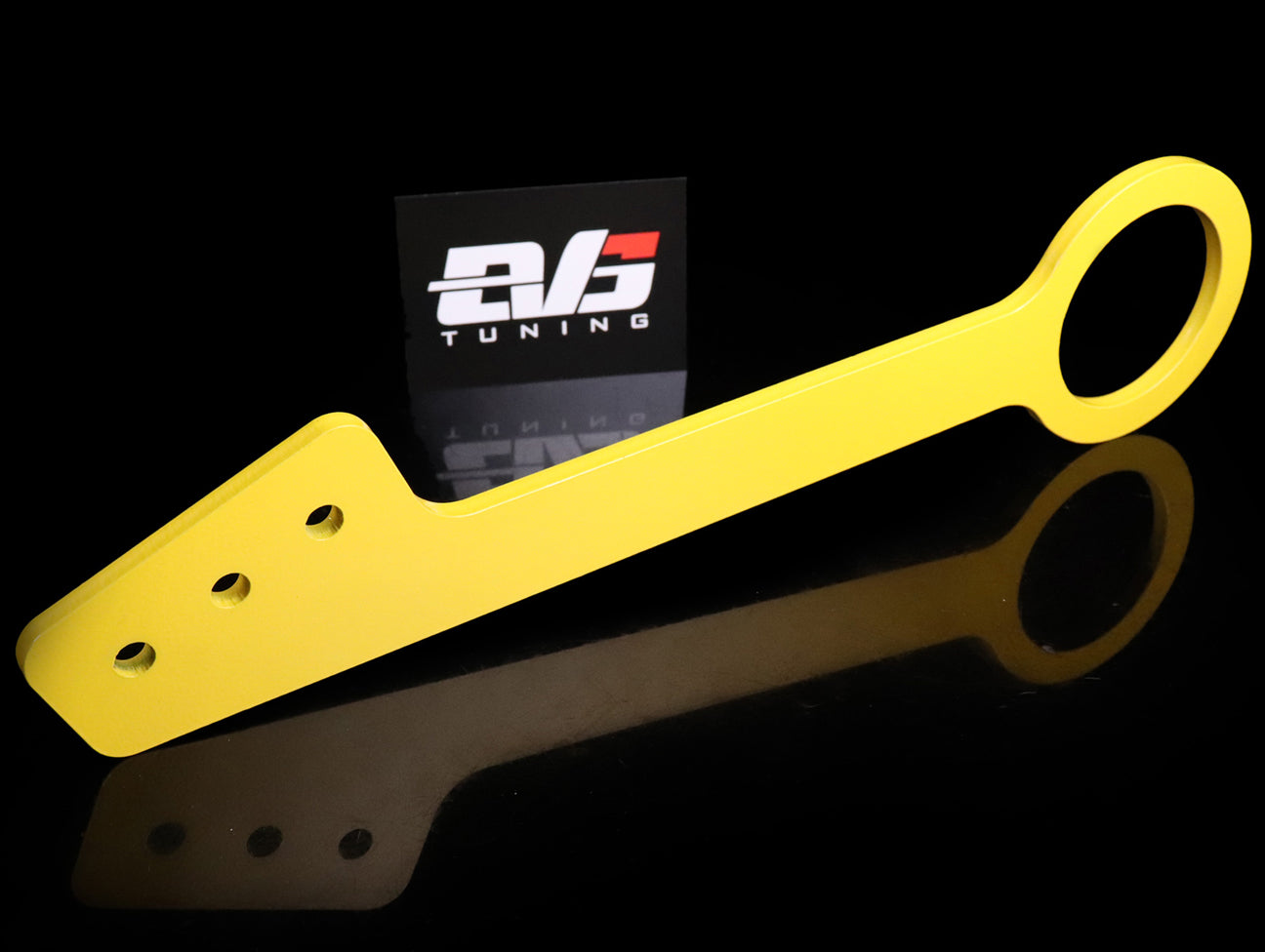  EVS Tuning Yellow Front Tow Hook - 00-09 S2000 w/Voltex Bumper 