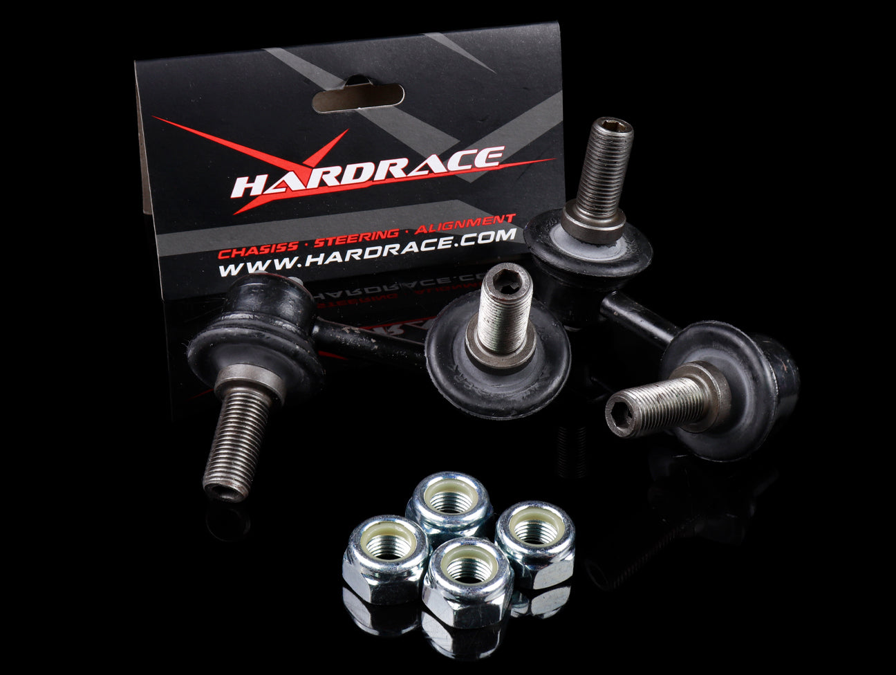  Hardrace Front Sway Bar Endlinks - 88-91 Civic SiR / CRX SiR 