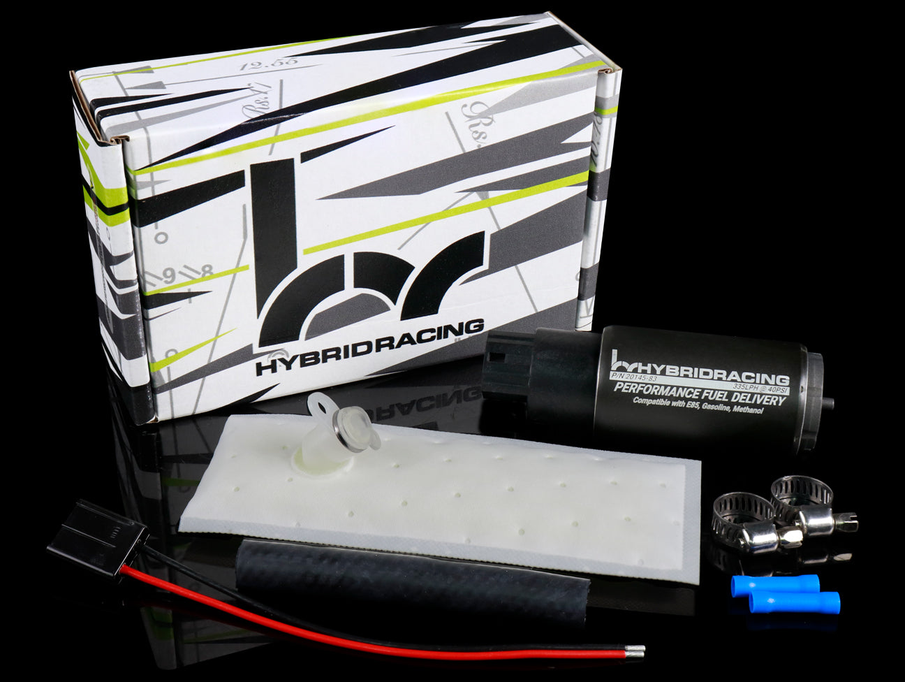  Hybrid Racing 335LPH High Flow E85 Fuel Pump & Install Kit 