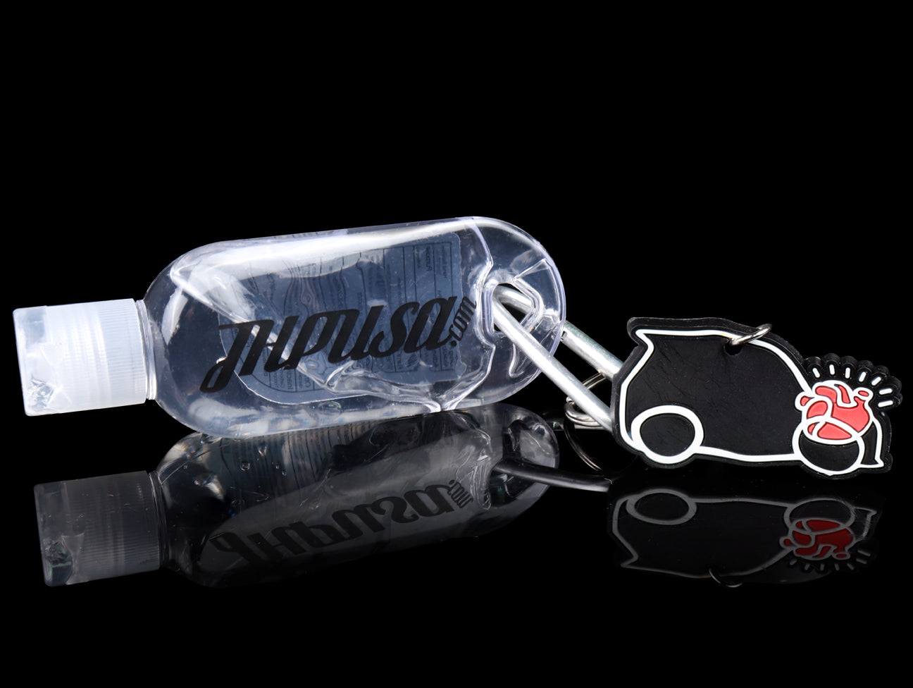  JHPUSA Hand Sanitizer Carabiner & Keychain 