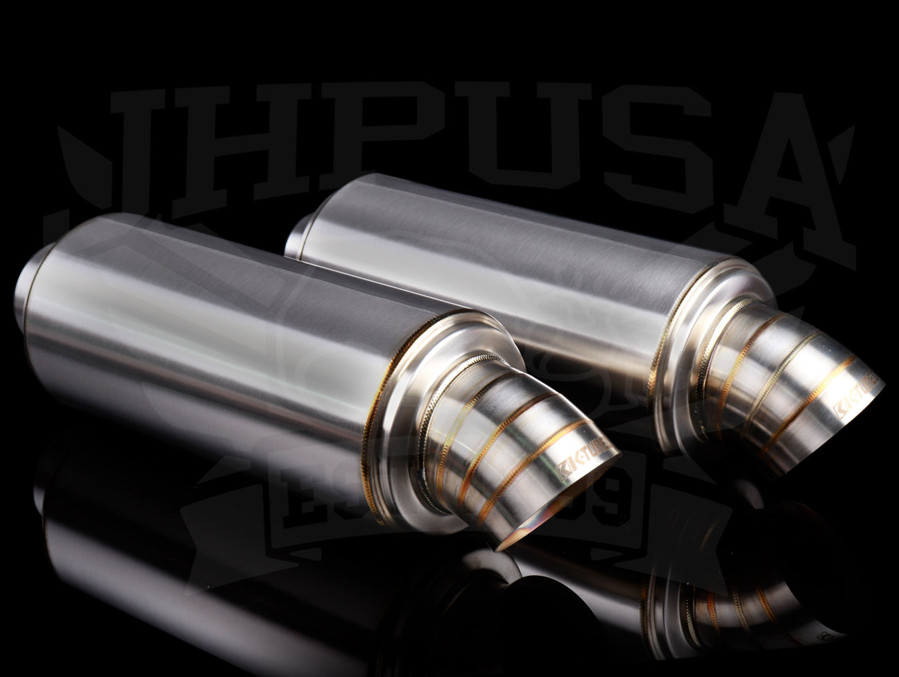  K-Tuned Turndown Universal Muffler 