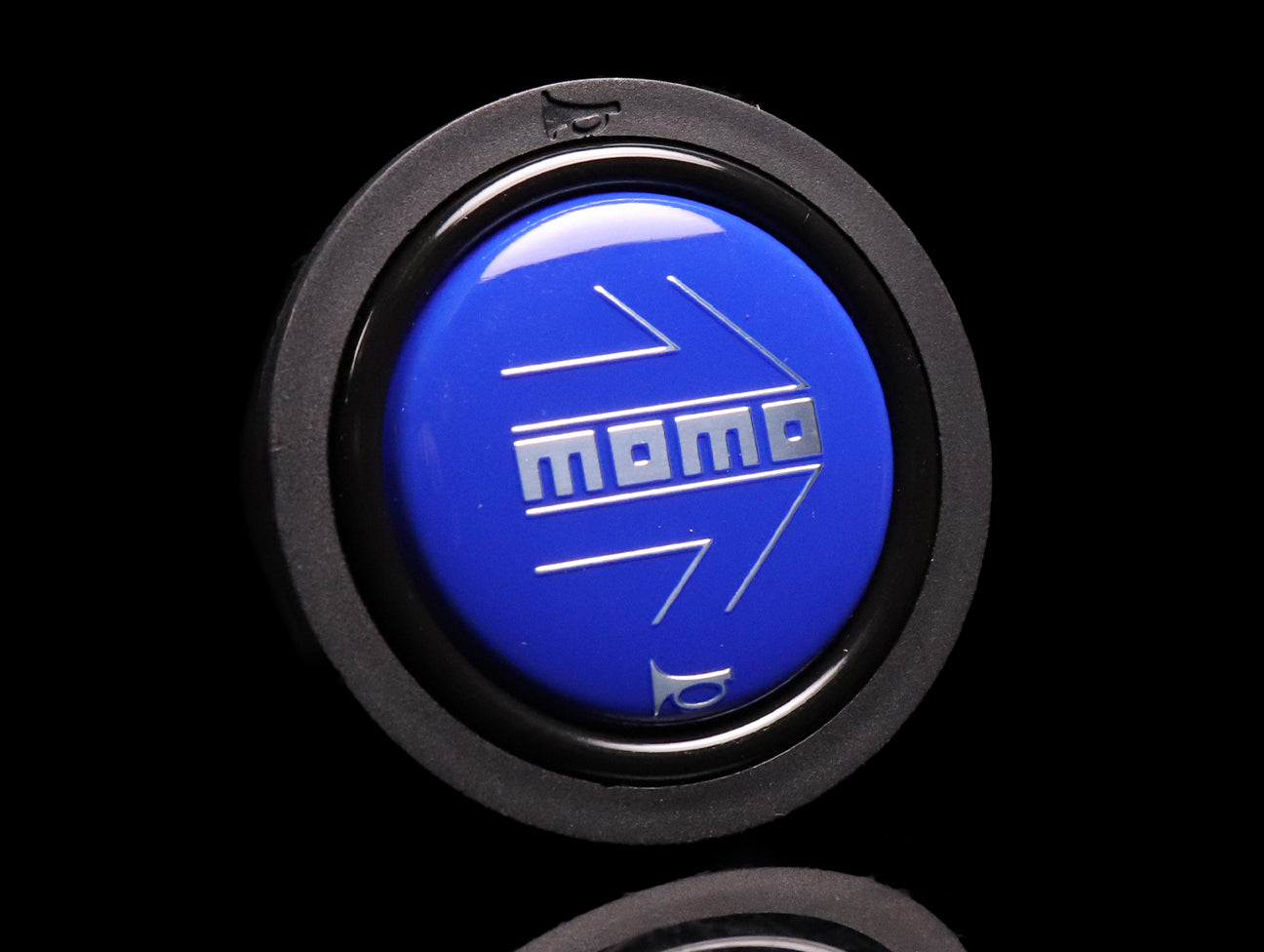  Momo Horn Button - Blue 