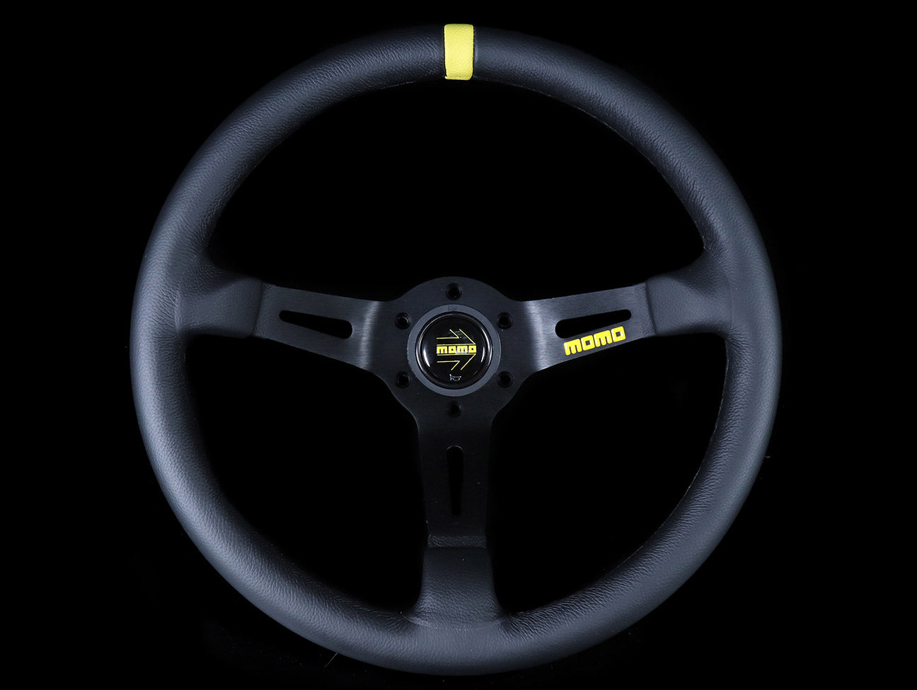  Momo Mod 08 350mm Leather Steering Wheel 