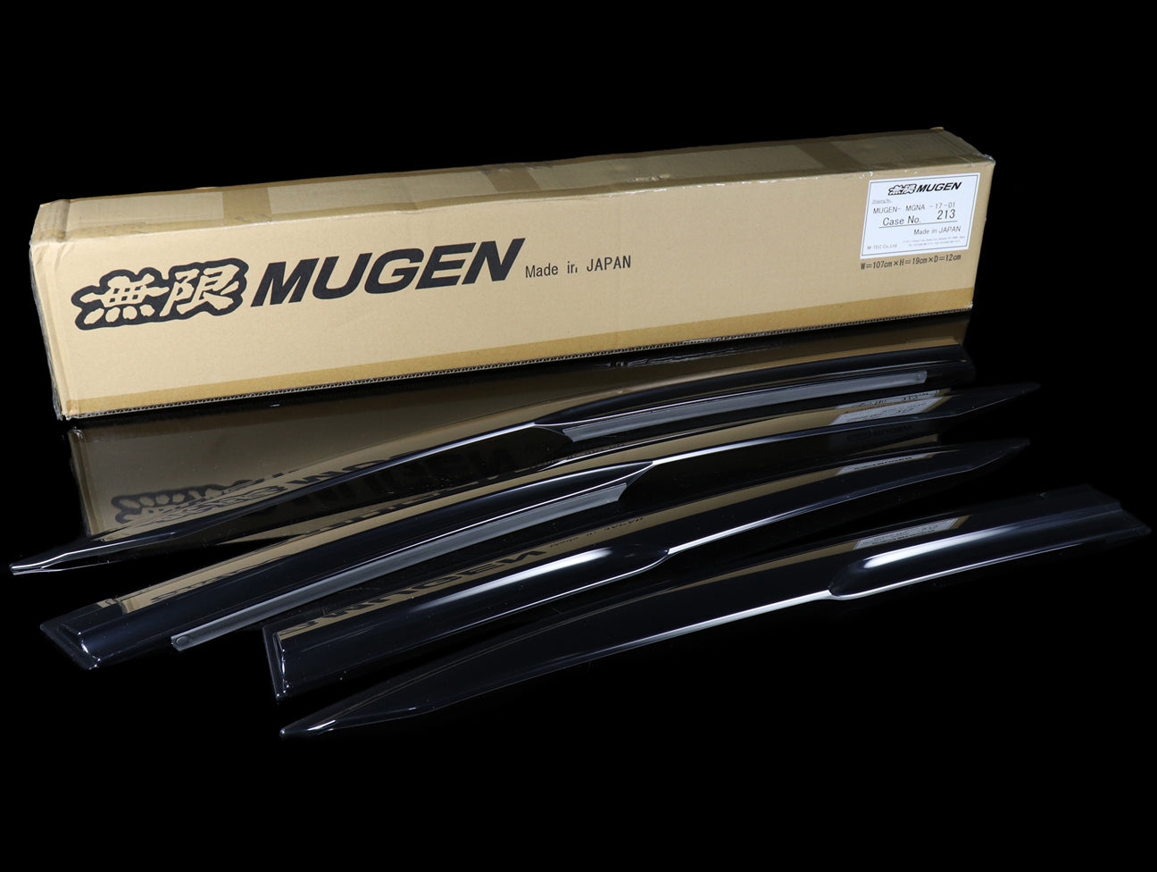  Mugen Ventilated Door Visors - 12-15 Civic Sedan 