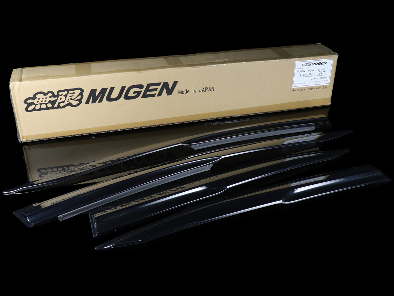  Mugen Ventilated Door Visors - 2016-2021 Civic / 2017-2021 Civic Type-R (FK8) 