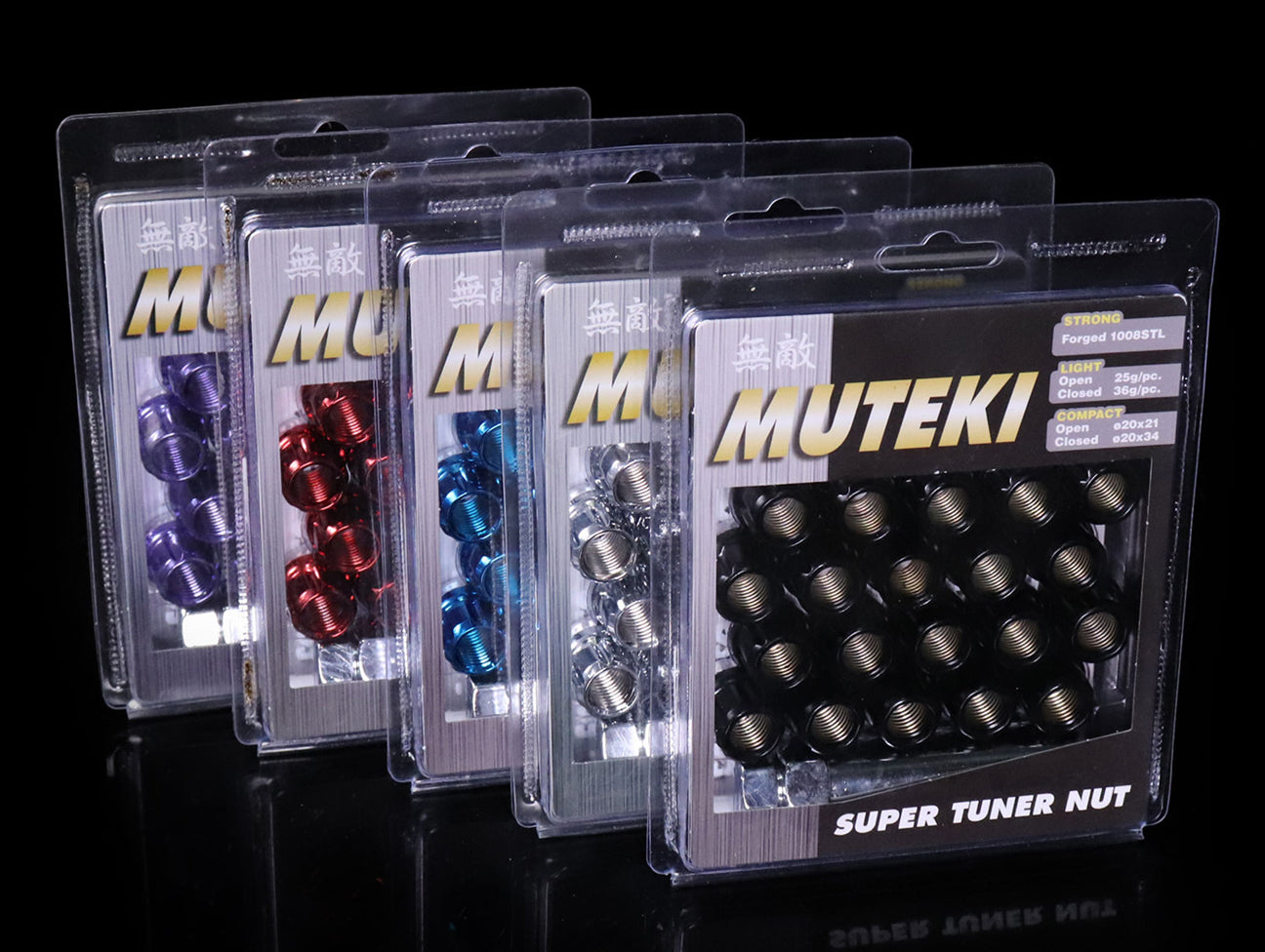  Muteki Super Tuner Lug Nuts - Open End 