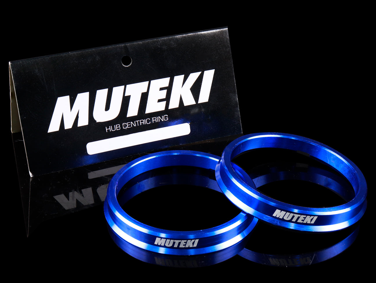  Muteki Hub Ring Set - Blue Anodized 