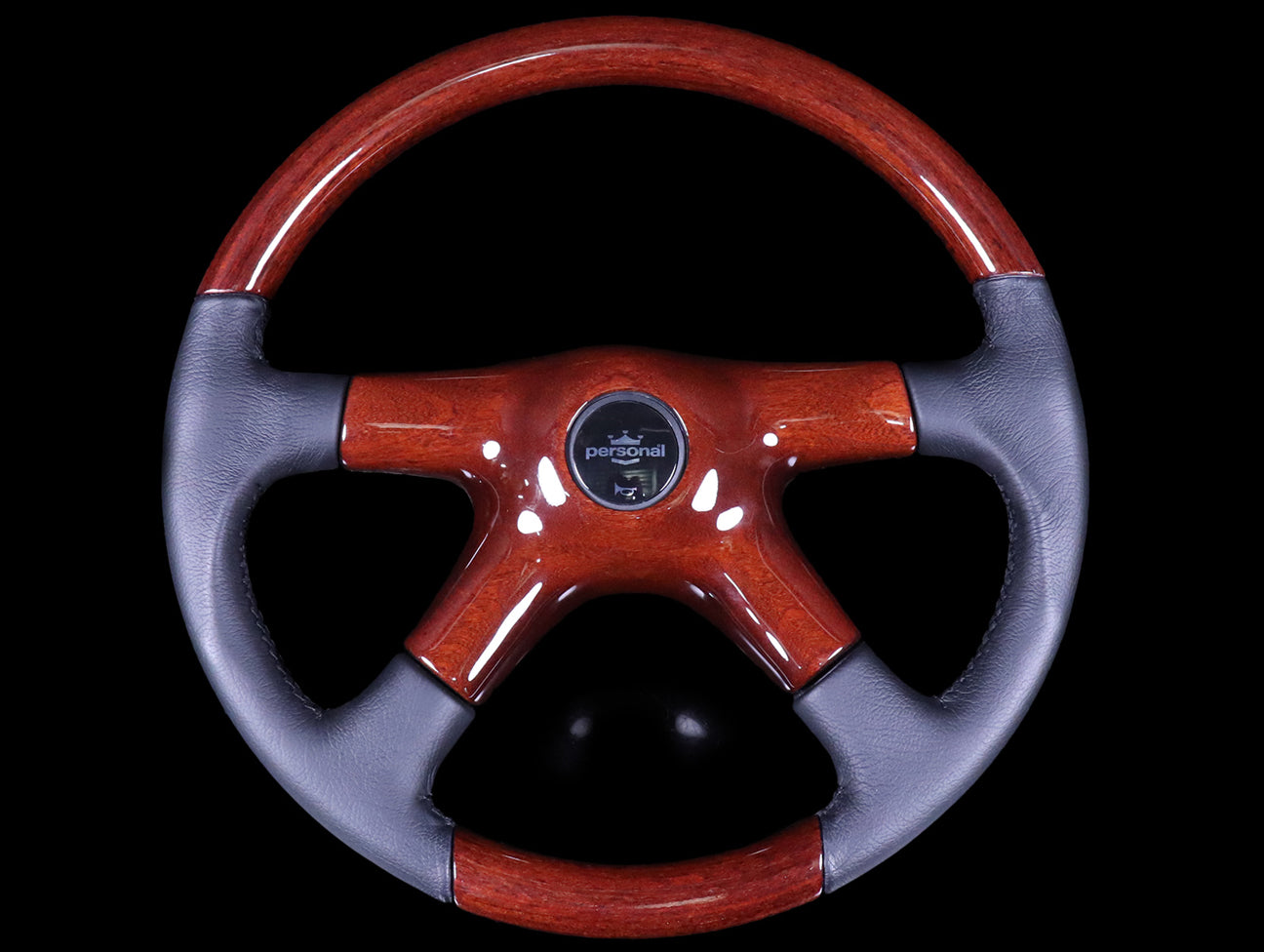  Personal Sprint 4 Prestige 365mm Wood & Leather Steering Wheel 