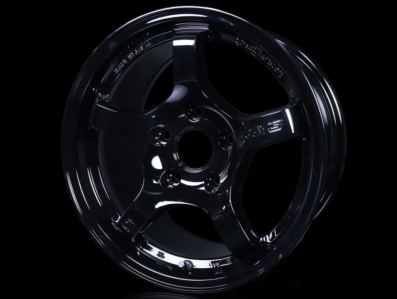  Rays Gram Lights 57CR Wheels - Gloss Black 15x8 / 5x114 / +35 