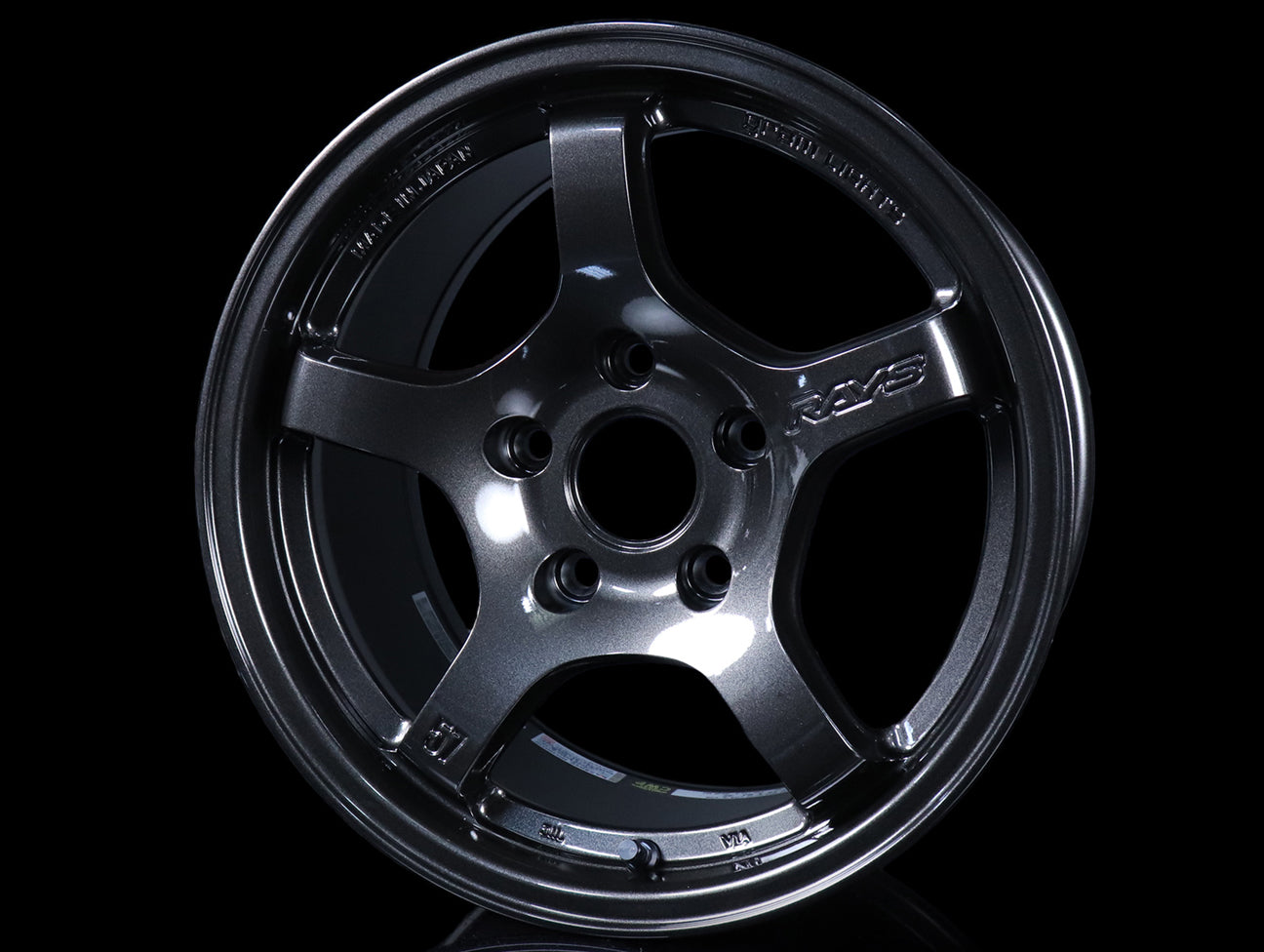  Rays Gram Lights 57CR Wheels - Super Dark Gun Metal 15x8.0 / 5x114 / +35 