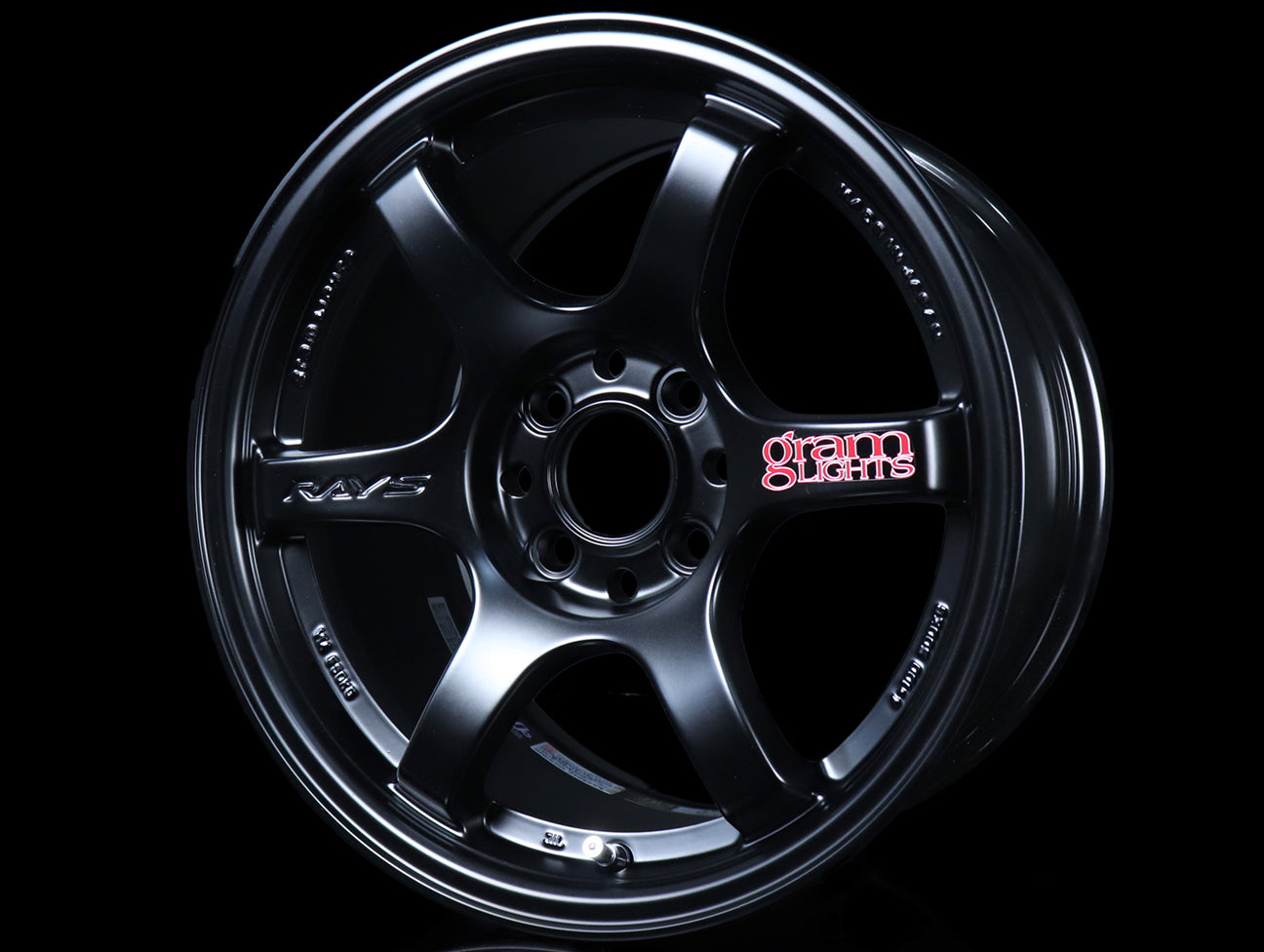  Rays Gram Lights 57DR Wheels - Semi Gloss Black 15x8 / 4x100 / +28 