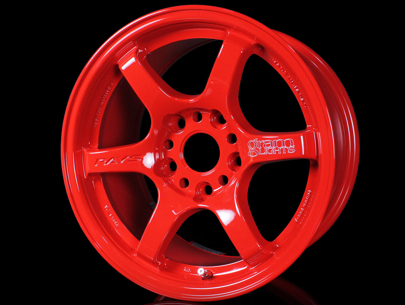  Rays Gram Lights 57DR Wheels - Red 15x8 / 5x114 / +35 