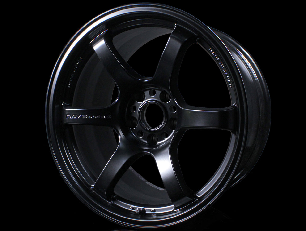  Rays Gram Lights 57DR Wheels - Semi Gloss Black 17x9 / 5x114 