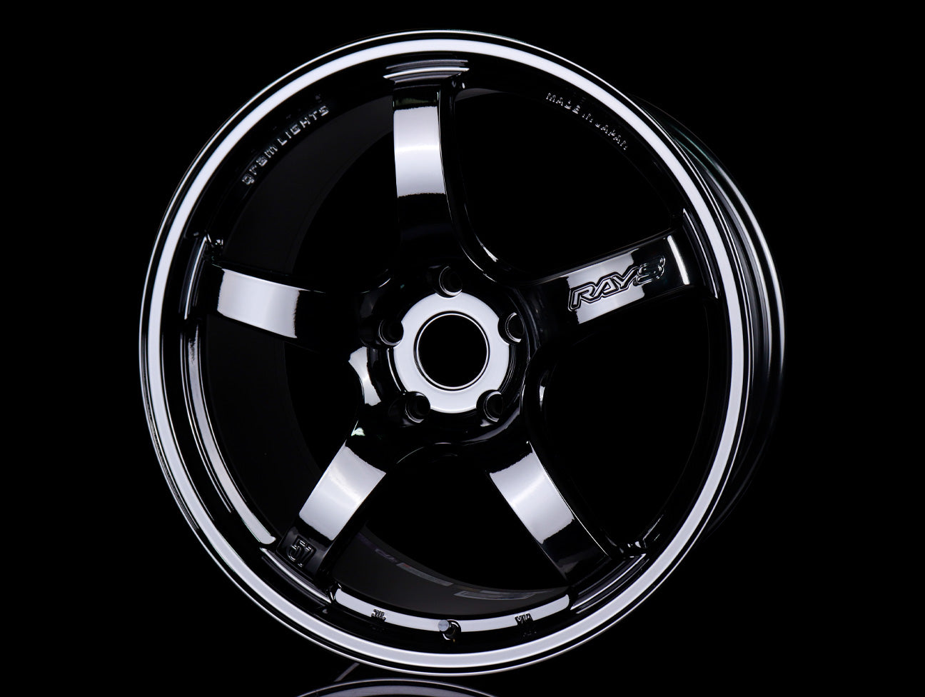  Rays Gram Lights 57CR Wheels - Glossy Black 19x9.5 / 5x120 / +35 