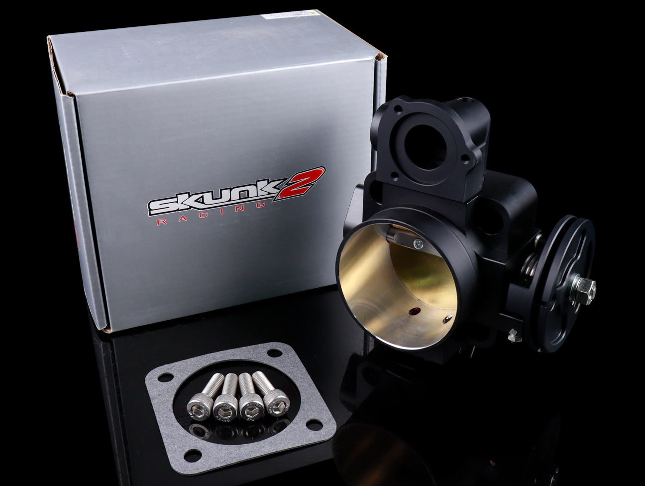  Skunk2 Pro Series Black Series Throttle Body 68mm - Evo VIII-IX 