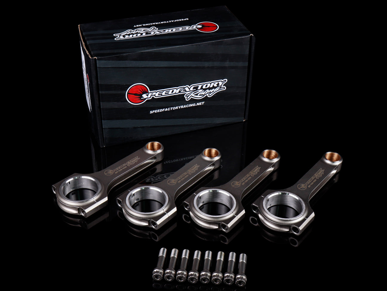  SpeedFactory Racing Forged Steel H-Beam Connecting Rods 