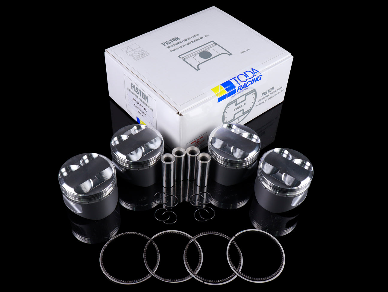  Toda Forged O/H Piston Kit - B16A/B18C - 81.50mm 