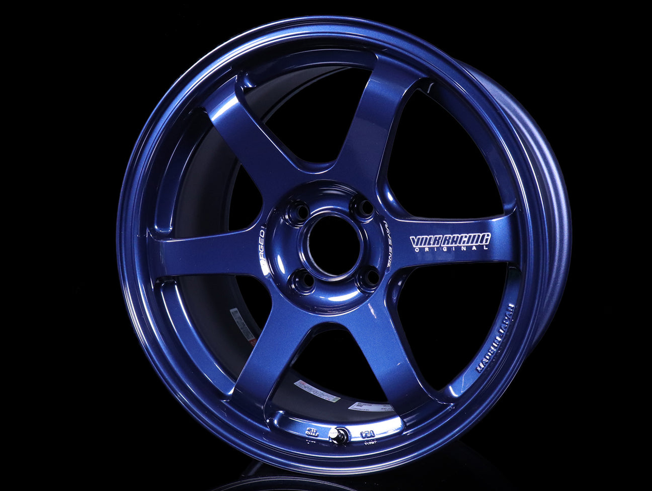  Volk Racing TE37 Sonic Wheels - Mag Blue 16x8 / 4x100 / +35 