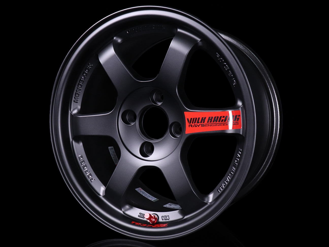  Volk Racing TE37SL Super Lap Edition - Flat Black 15x8.0 / 4x100 