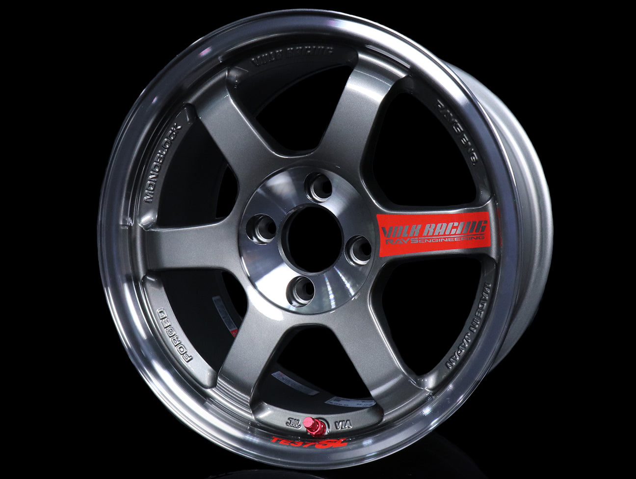  Volk Racing TE37SL Super Lap Edition - Pressed Graphite 15x8.0 / 4x100 / +35 