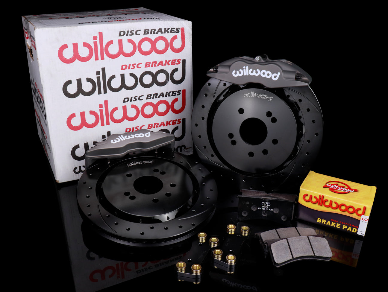  Wilwood FSL Front Caliper & Rotor Brake Kit - 89-98 Nissan 240SX 