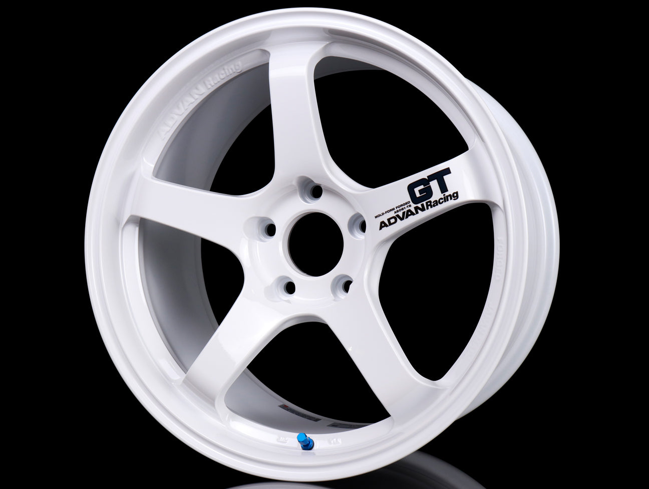  Advan Racing GT Wheels - Racing White / 18x9.5 / 5x120 / +35 