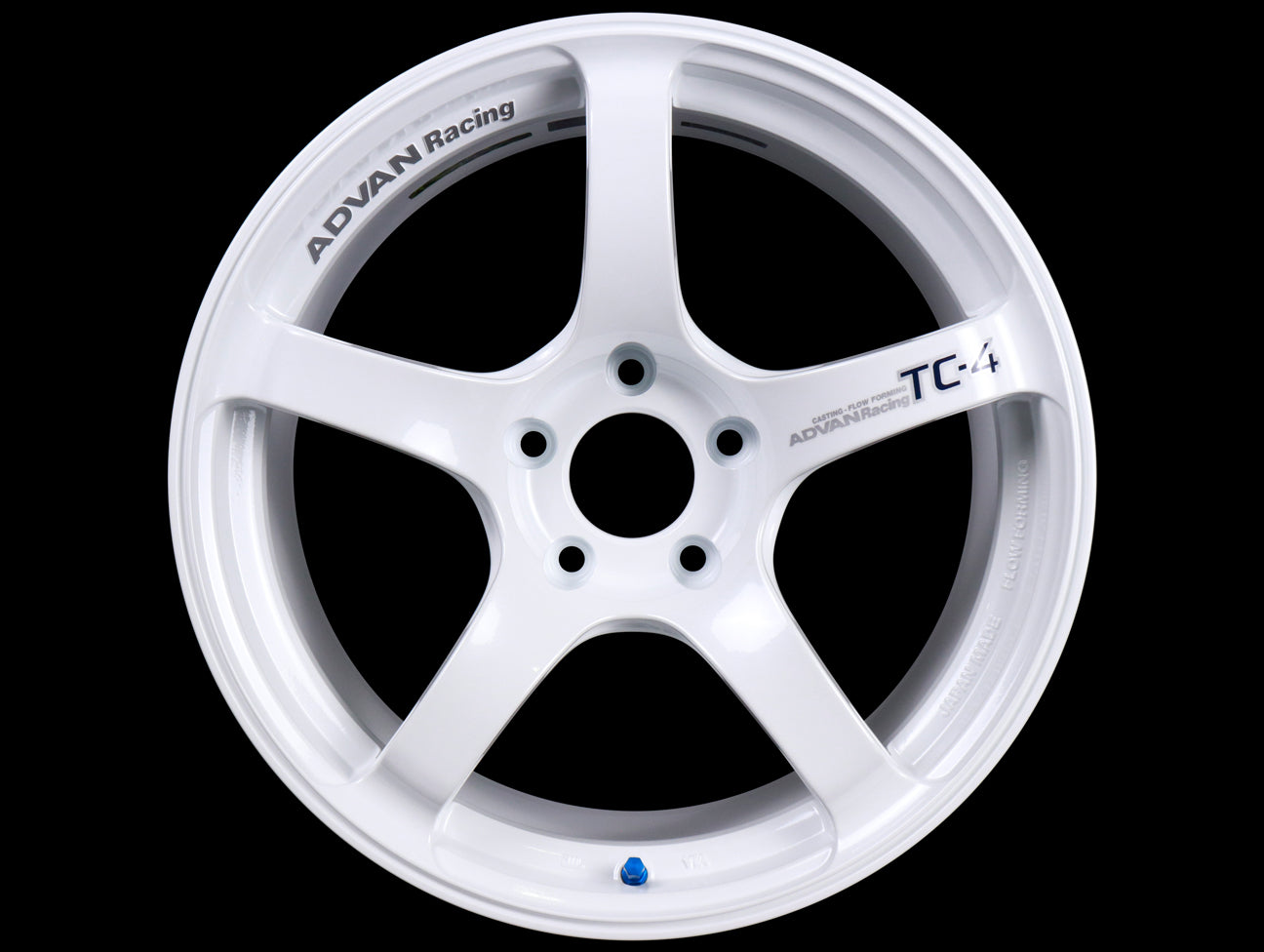 Advan Racing TC4 Wheels - White / 18x9.5 / 5x114.3 / +35