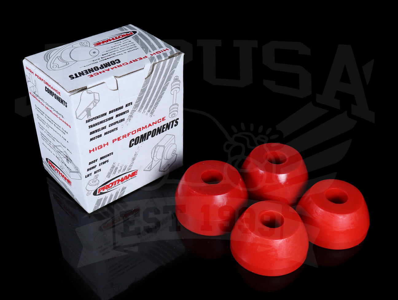  Prothane Front Strut Rod Bushing Kit - 90-97 Accord 